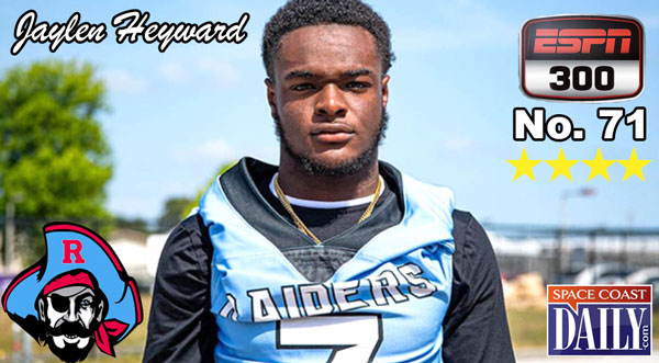 Rockledge Raiders, Georgia Commit Jaylen Heyward Ranked No. 71 Overall  Player in Latest ESPN 300 Rankings - Space Coast Daily