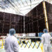 WATCH: NASA Installs Huge Solar Arrays On Psyche Spacecraft at the Astrotech Space Operations Clean Room in Titusville