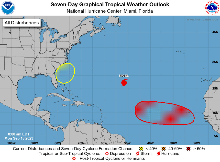 National Hurricane Center Tracks Tropical Wave Forming In East Atlantic ...