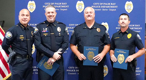 Palm Bay Police Chief Mario Augello Recognizes Retirees, Promotions ...