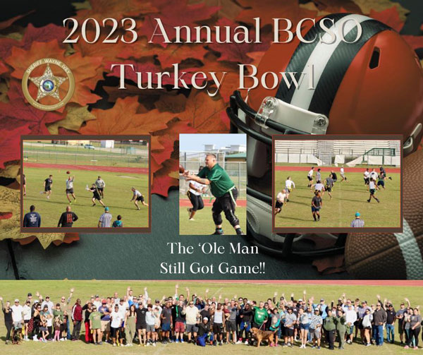 BCSO's 11th Annual Thanksgiving 'Turkey Bowl' Flag Football Game