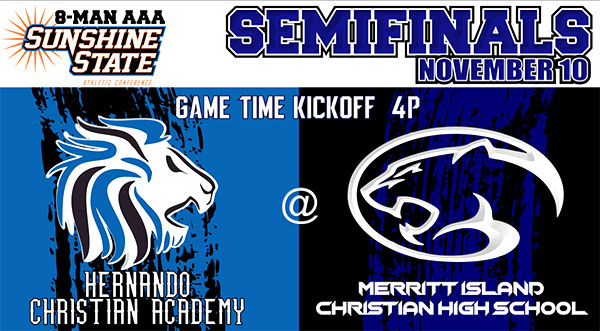 Merritt Island Christian vs Hernando Christian: SSAA 3A Semifinals Clash on Space Coast Daily TV