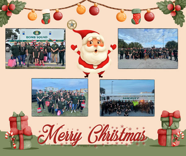 Brevard County Sheriff's Office Members Participate in Annual Christmas