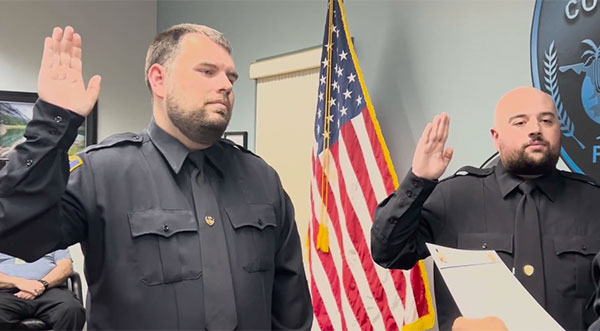 WATCH: Cocoa Police Hold Swear-In Ceremony for Two New Police Officers ...