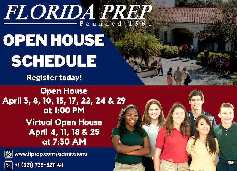 Florida Prep Open Houses in April Will Spotlight Exceptional Programs, Offer Opportunity to Meet Faculty and Explore the Campus