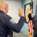 Palm Bay Police Chief Mariano Augello Holds Swear-In Ceremony for Newly Hired Officer