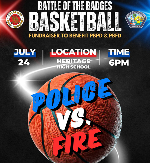 Palm Bay Police, Fire Departments to Host 'Battle of the Badges ...