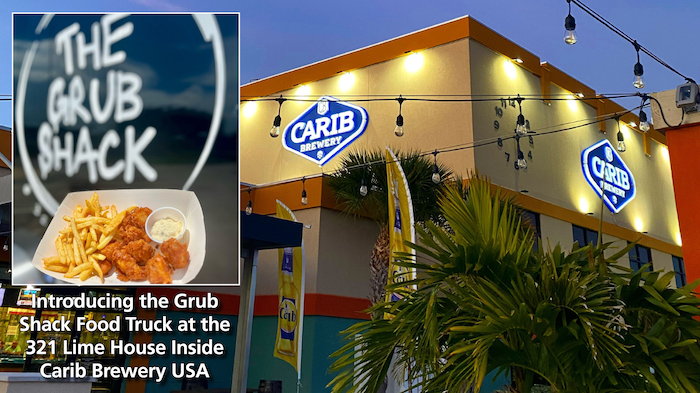 Introducing the Grub Shack Food Truck at 321 Lime House at Carib Brewery USA