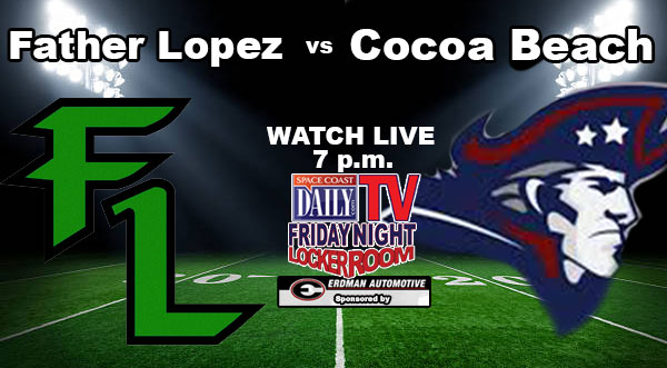 WATCH LIVE: Cocoa Beach Minutemen host Father Lopez tonight on Space Coast Daily TV