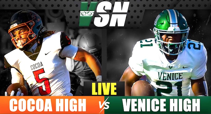 WATCH LIVE: Cocoa Tigers Travel to Take On the Venice Indians in Prep Football Action at 7:30 p.m. – Space Coast Daily