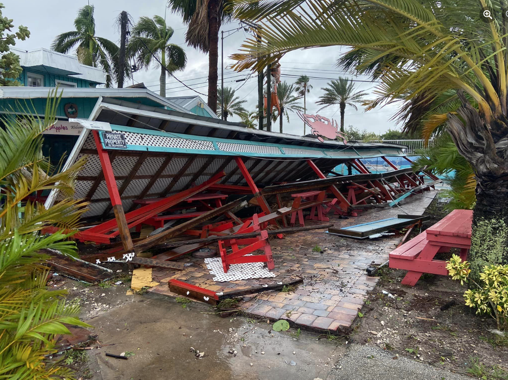 HURRICANE MILTON AFTERMATH Scenes from Hurricane Milton Damage in