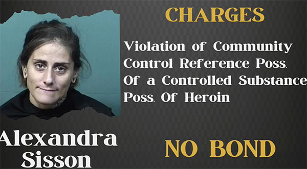 WHEEL OF FUGITIVE: Brevard Sheriff’s Office Names Alexandra Sisson ‘Fugitive of the Week’