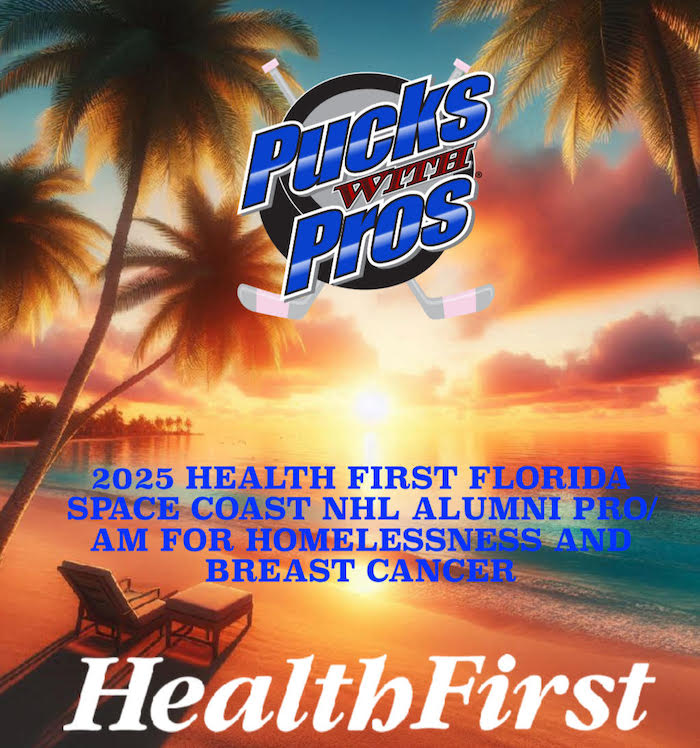 Health First Pucks With Pros Fundraiser on Feb 21‑22 at Space Coast Ice Plex Supports Homelessness and Breast Cancer