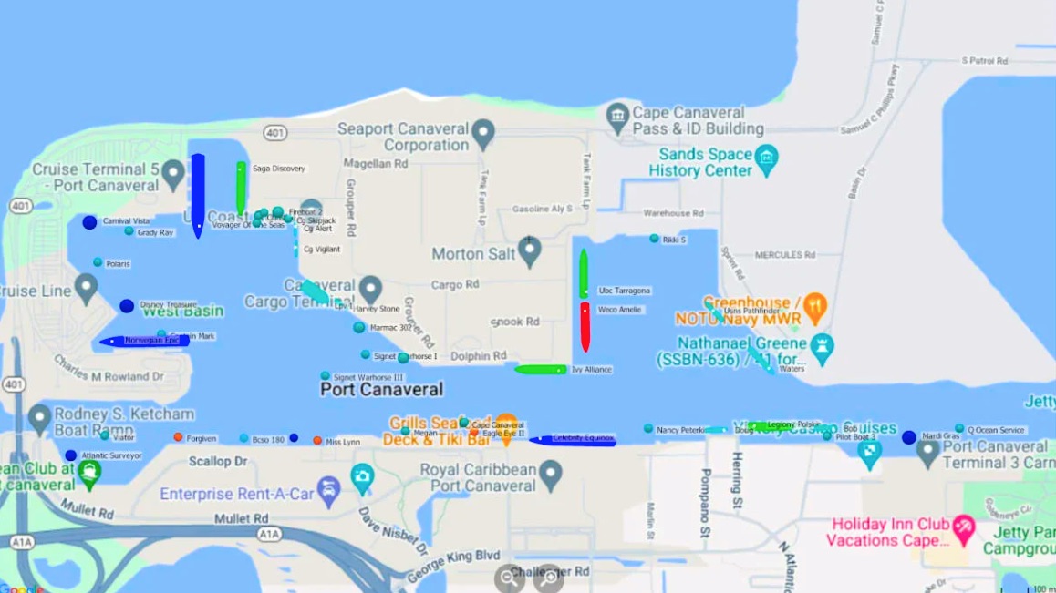 Port Canaveral Has Record-Breaking Day: Hosts 25 Deep-Sea Vessels