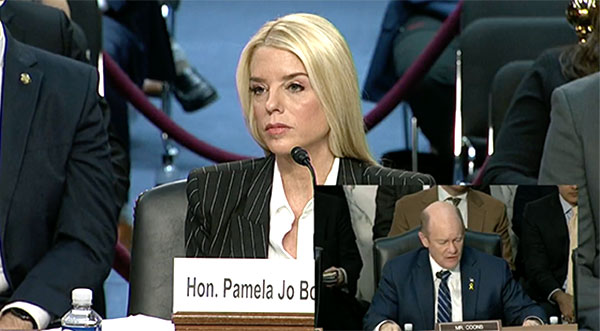 WATCH: Former Florida AG Pam Bondi Testifies at Senate Confirmation Hearing to be Trump’s Attorney General