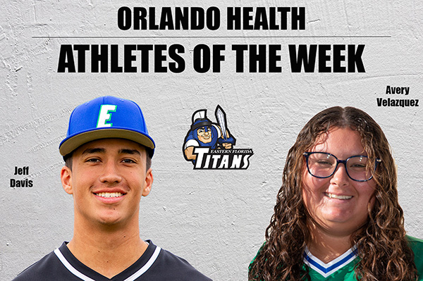 Avery Velazquez and Jeff Davis Named Eastern Florida State Student‑Athletes of the Week – Space Coast Daily