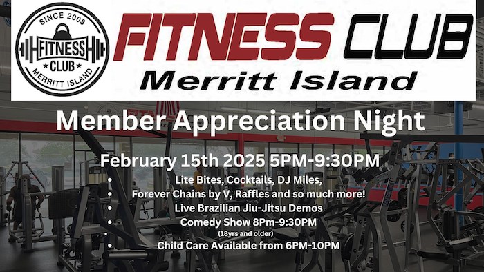 Fitness Club Merritt Island to Host Member Appreciation Night and Open House Feb. 15 – Space Coast Daily