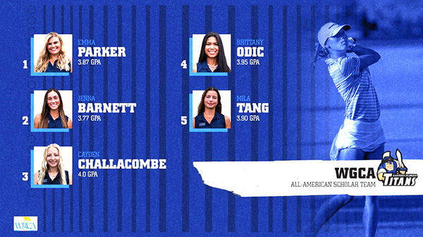 Five Eastern Florida State College Women Golfers Claim WGCA All-American Scholar Honors