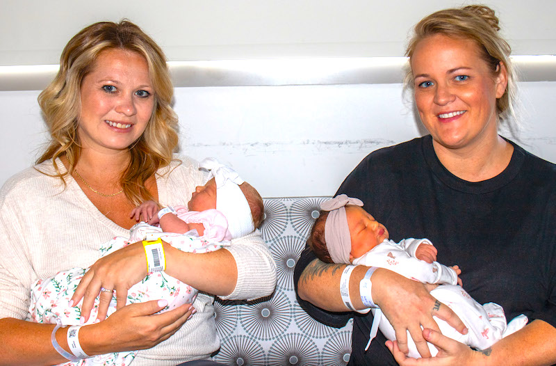 WATCH: Health First Nurse Managers Deliver Babies 12 Hours Apart at Birth Suites at Viera Hospital