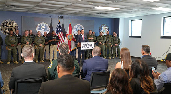 WATCH: Governor Ron DeSantis Announces SAFE Program Delivers Record Seizures of Fentanyl Across Florida