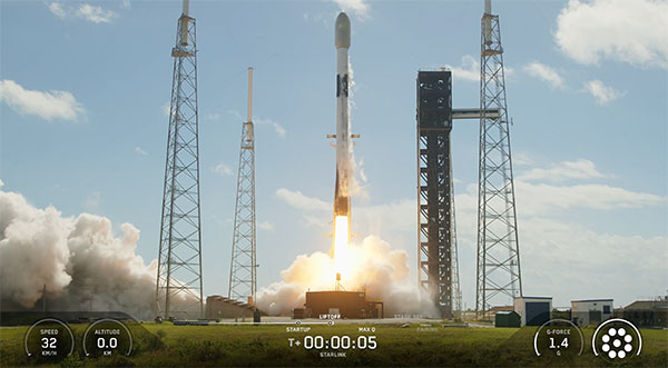 WATCH: SpaceX Launches Falcon 9 Rocket Carrying Starlink Satellites From Cape Canaveral