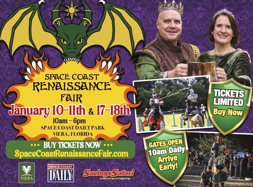 Don’t Miss the Immersive World of Medieval Fantasy at the All New Space Coast Renaissance Fair in Viera