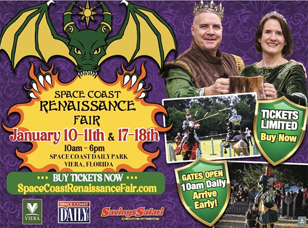 BLACK FRIDAY SALE: 25% OFF Space Coast Renaissance Fair Tickets This Friday Only!