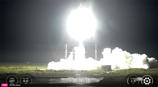 WATCH: SpaceX Launches First Rocket of 2026 from Cape Canaveral Space Force Station