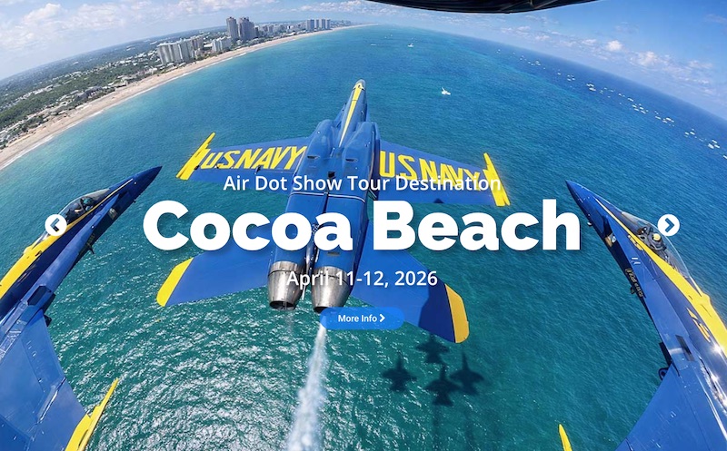 Blue Angels Set to Soar Over Cocoa Beach April 11–12 for Milestone Air Show Honoring America’s 250th Anniversary