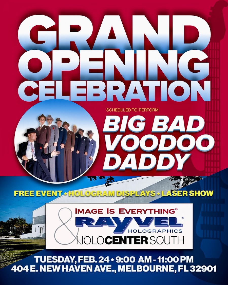 Rayvel Holographics to Celebrate Opening of Global Headquarters, Hologram Museum in Melbourne on Feb. 24