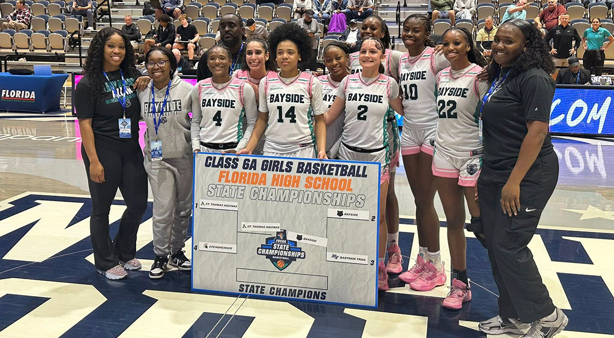 Bayside Bears Girls Basketball Team Advances to 6A State Championship, Defeats Bartram Trail 50-43