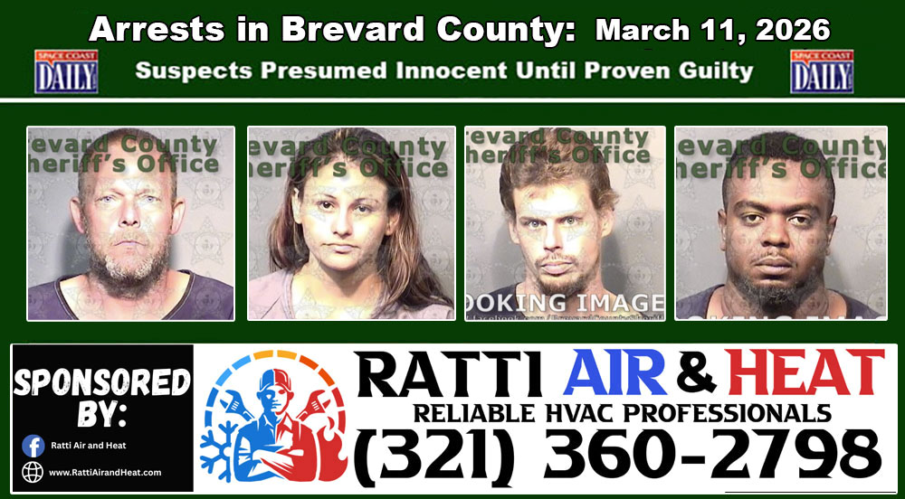 Arrests In Brevard County: March 11, 2026 – Suspects Presumed Innocent Until Proven Guilty
