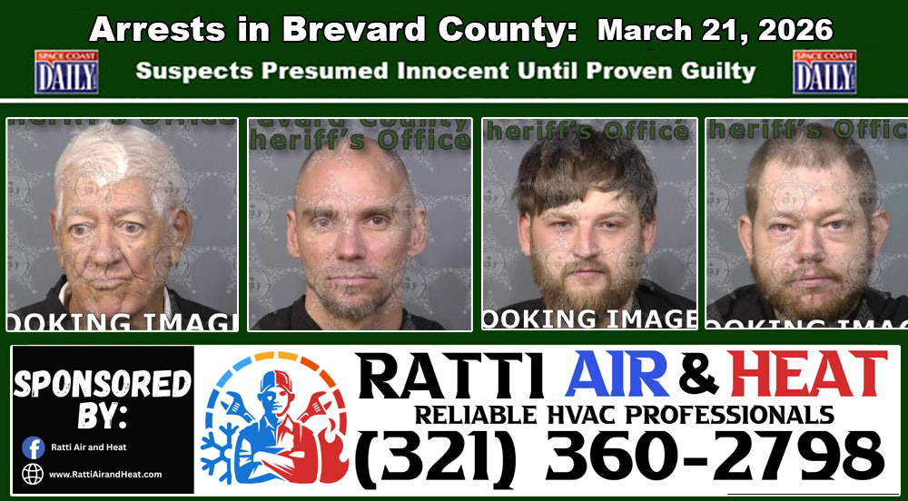 Arrests In Brevard County: March 21, 2026 – Suspects Presumed Innocent Until Proven Guilty