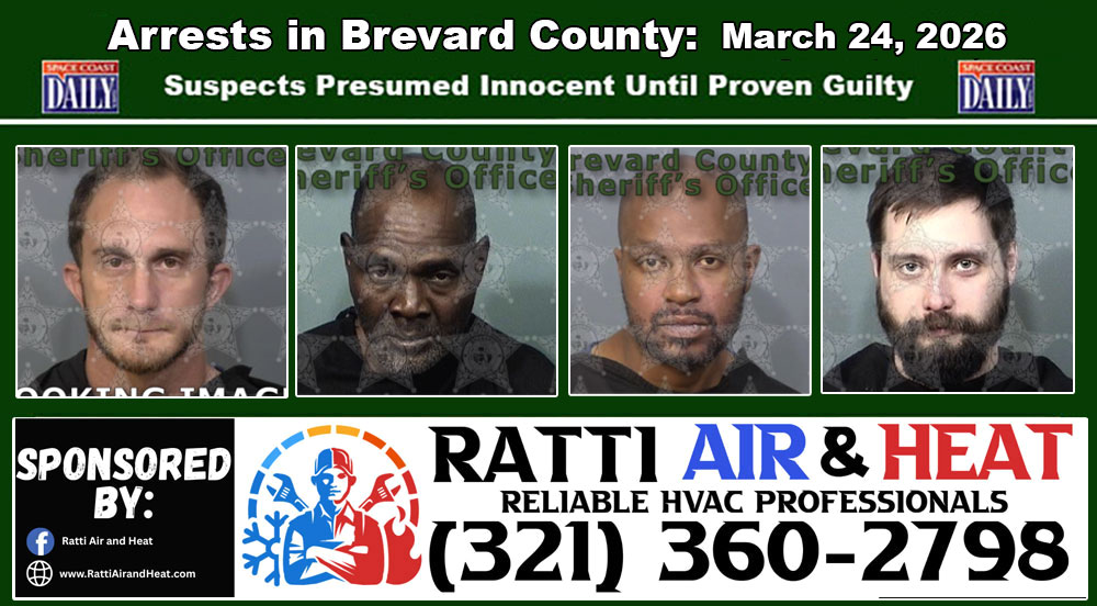 Arrests In Brevard County: March 24, 2026 – Suspects Presumed Innocent Until Proven Guilty