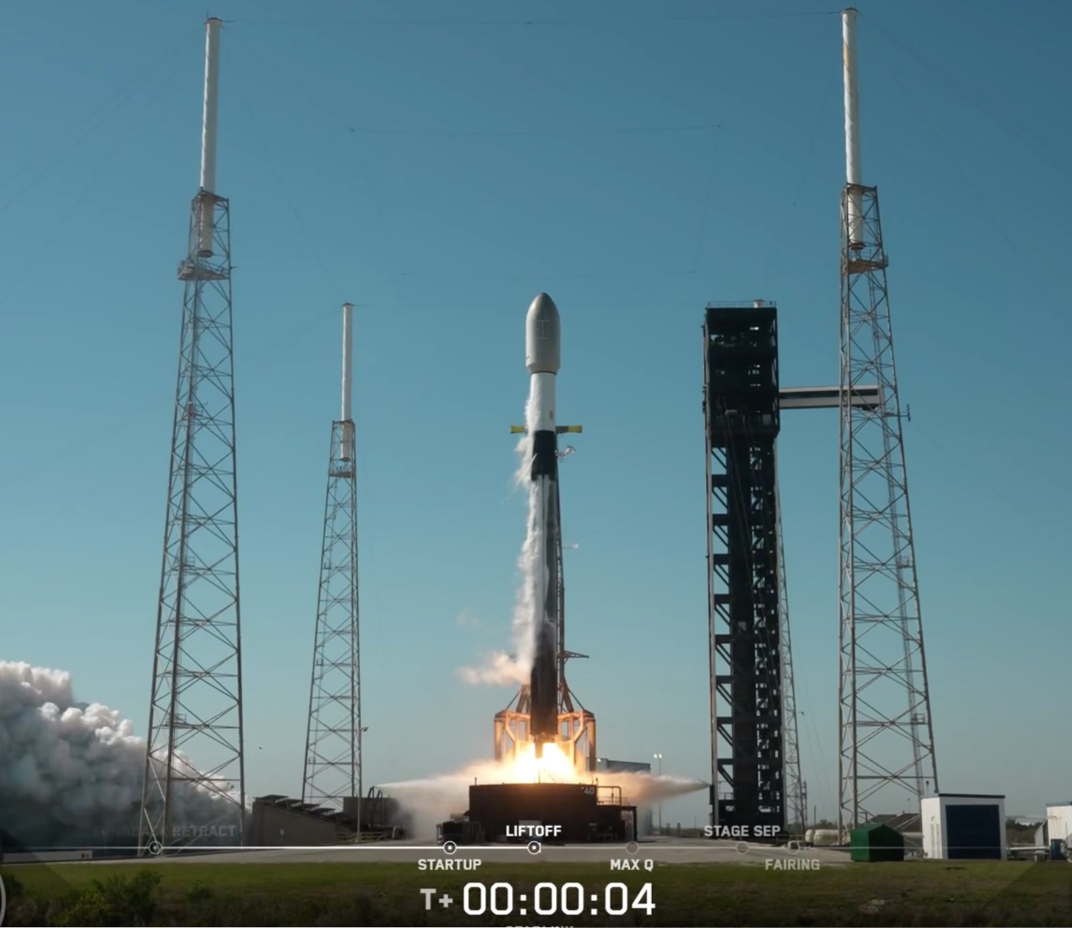 SpaceX Launches 29 Starlink Satellites on Falcon 9 Rocket from Cape Canaveral Space Force Station in Brevard