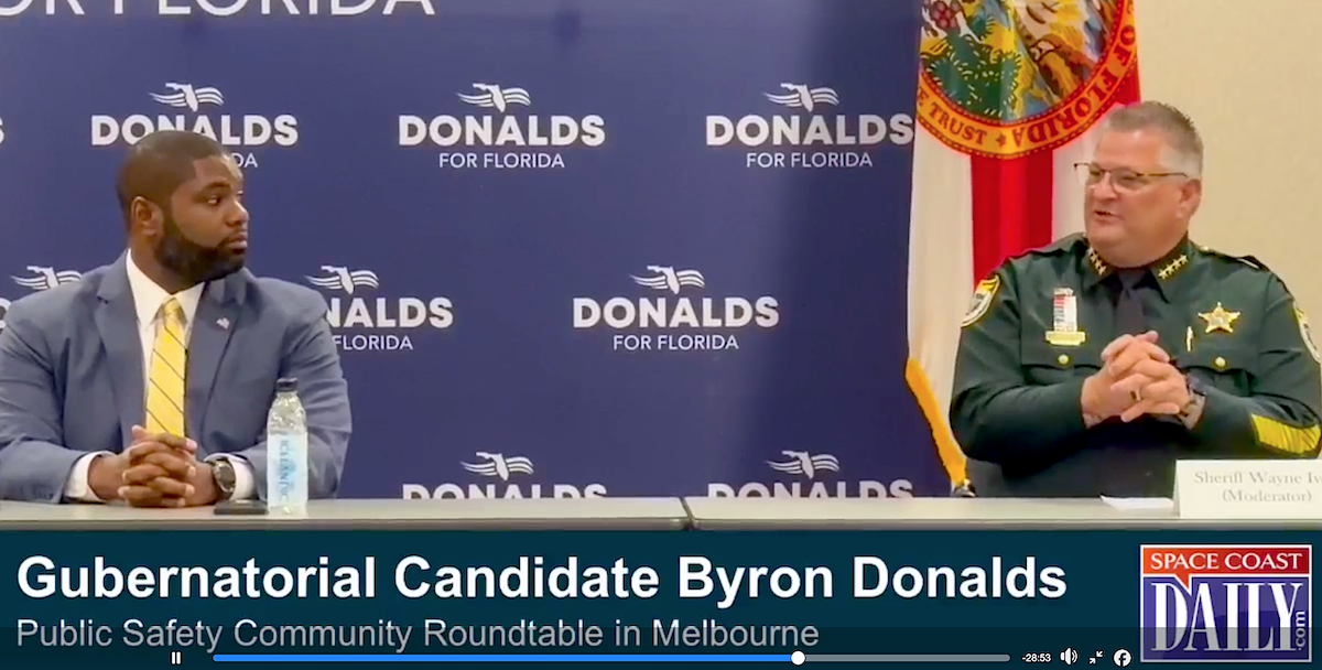 WATCH REPLAY: Florida Republican Governor Candidate Byron Donalds Hosts Public Safety Roundtable Tuesday at Carroll Distributing