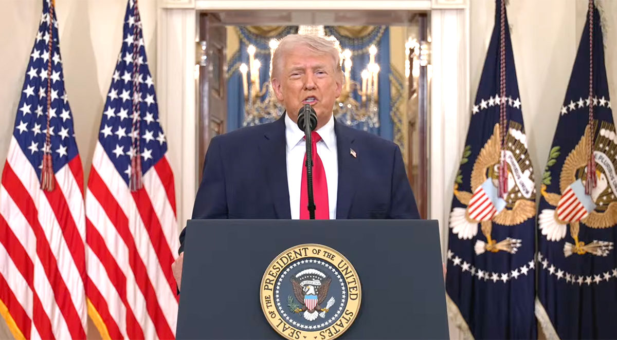 President Trump Delivers Update on War in Iran, Declares US Will Send Iran ‘Back to the Stone Ages’