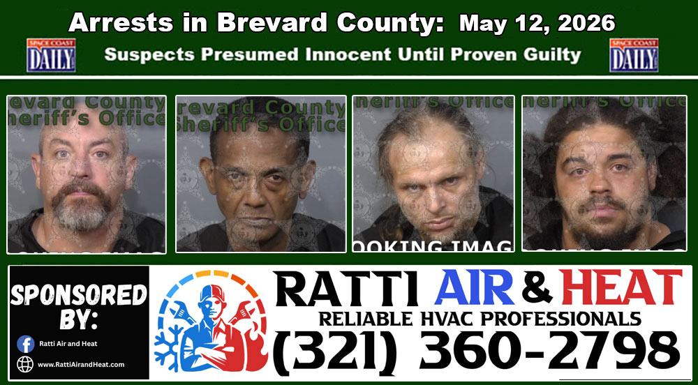 Arrests In Brevard County: May 12, 2026 – Suspects Presumed Innocent Until Proven Guilty