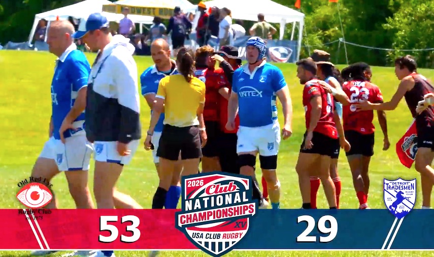 WATCH REPLAY! Brevard Old Red Eye Rugby Club Dominates Detroit Tradesmen 53-29 in USA Club Rugby National Championship