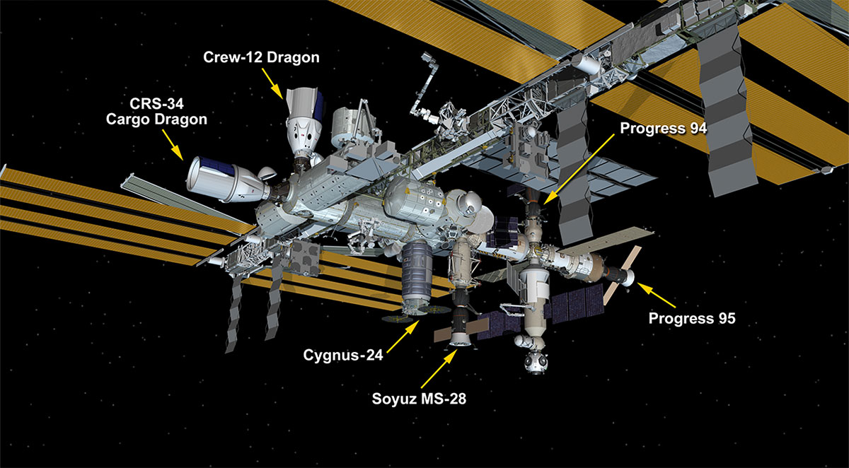 SpaceX Dragon Docks to International Space Station Filled with New Science Experiments