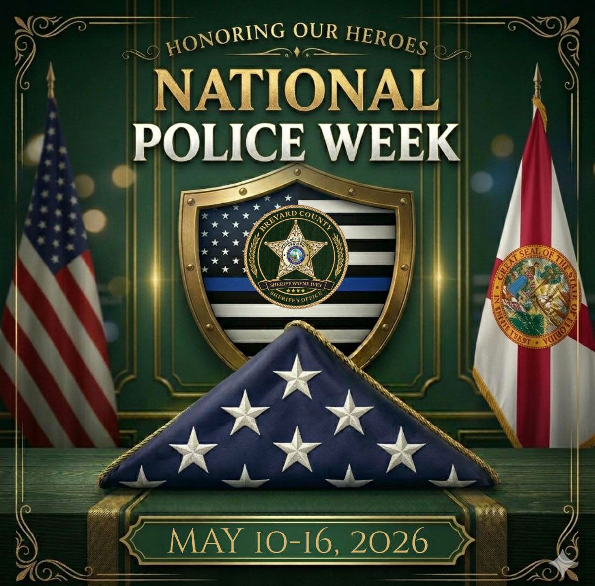 Brevard County Sheriff’s Office Recognizes National Police Week to Honor Law Enforcement Officers