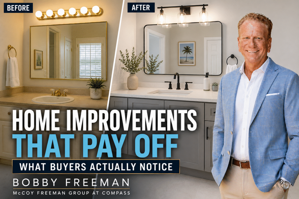 Bobby Freeman explains which home improvements add value before selling a home on Florida's Space Coast.