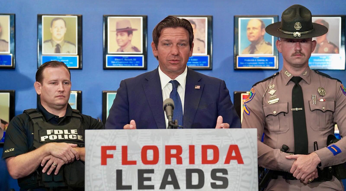 Gov. Ron DeSantis Highlights Statewide Immigration Enforcement Efforts, Hundreds Arrested