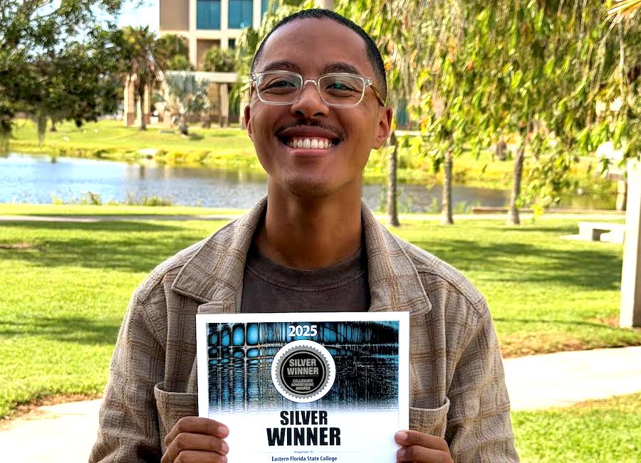 Eastern Florida’s Josh Williams Earns Silver Award at 2026 Collegiate Advertising Awards