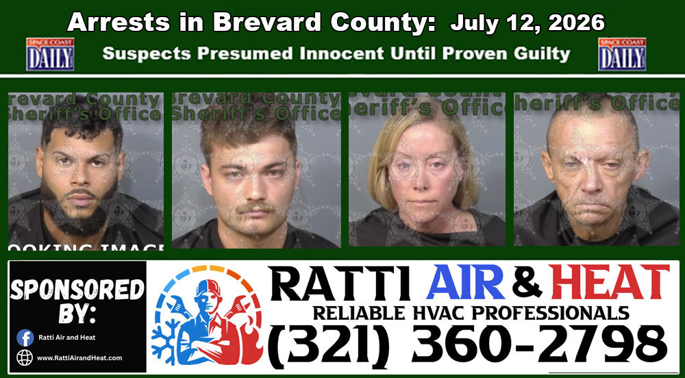 Arrests In Brevard County: July 12, 2026 – Suspects Presumed Innocent Until Proven Guilty