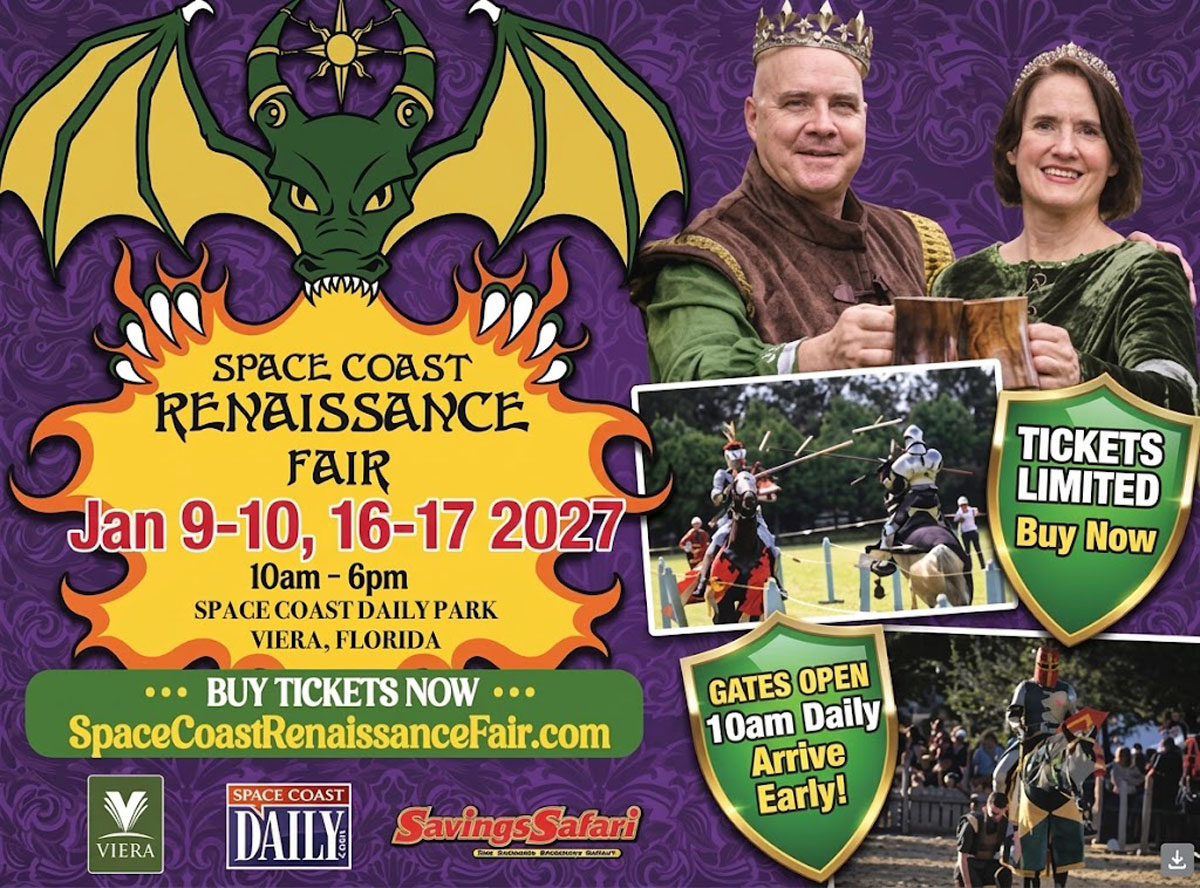 Space Coast Renaissance Fair Returns to Viera for Two Weekends in January 2027