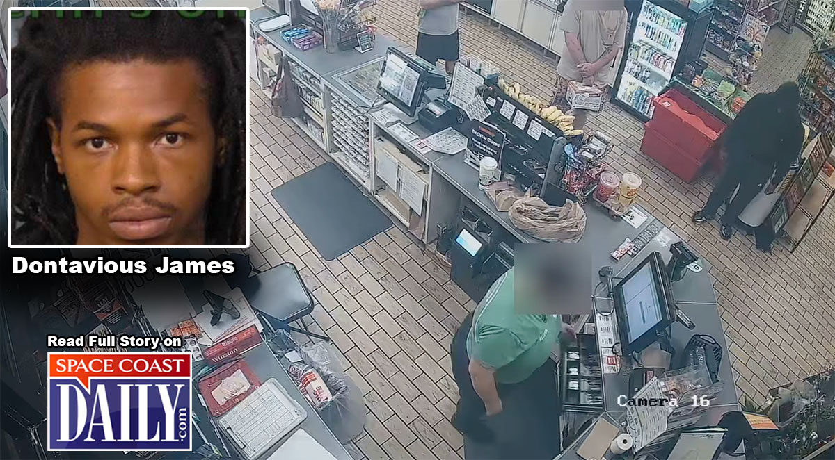 Rockledge Police Arrest Suspect in 7-Eleven Robbery, Clerk Battery