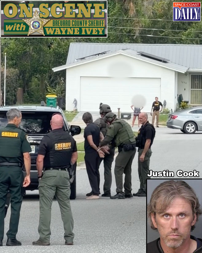 ON SCENE W/ SHERIFF WAYNE IVEY: Brevard County Sheriff’s Agents Make Arrest in Child Porn Investigation