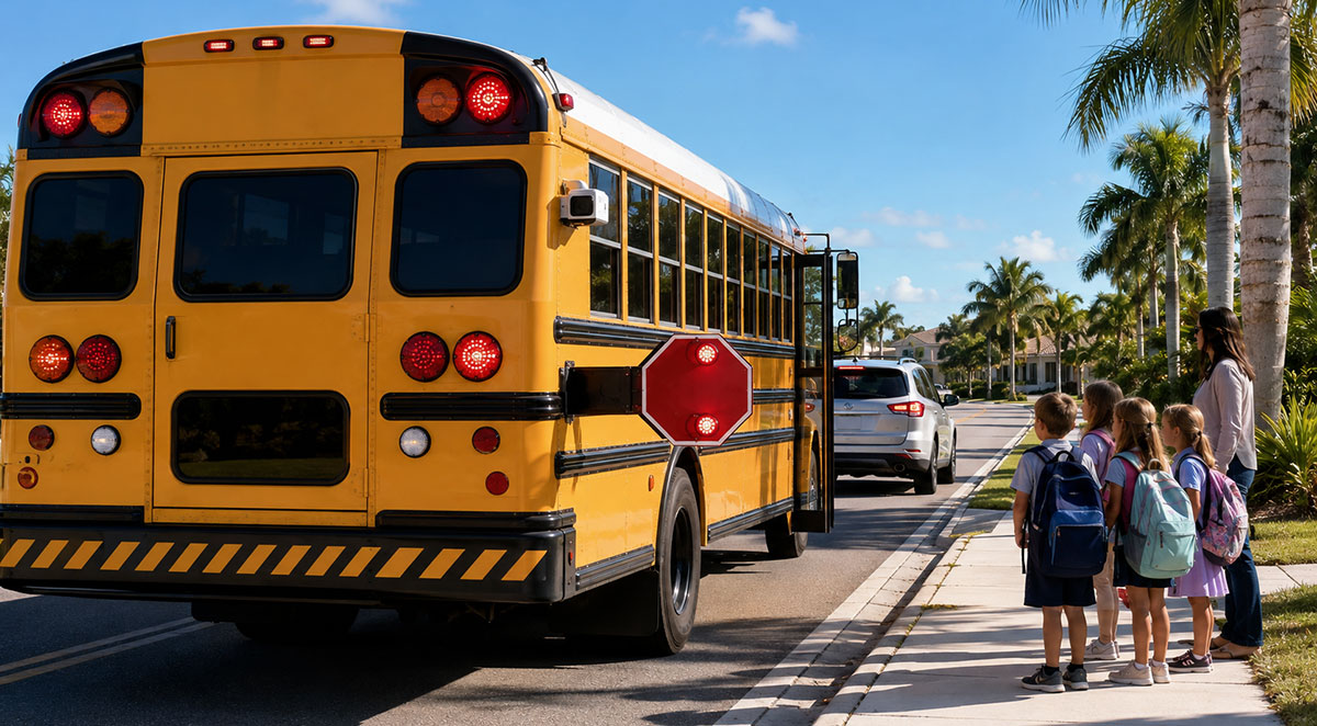 Brevard County Students Return August 10 as Officials Urge Motorists to Follow School Bus Safety Laws