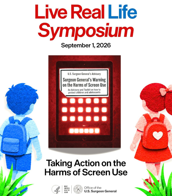 Excessive Screen Use ‘Live Real Life Symposium’ Online Set September 1